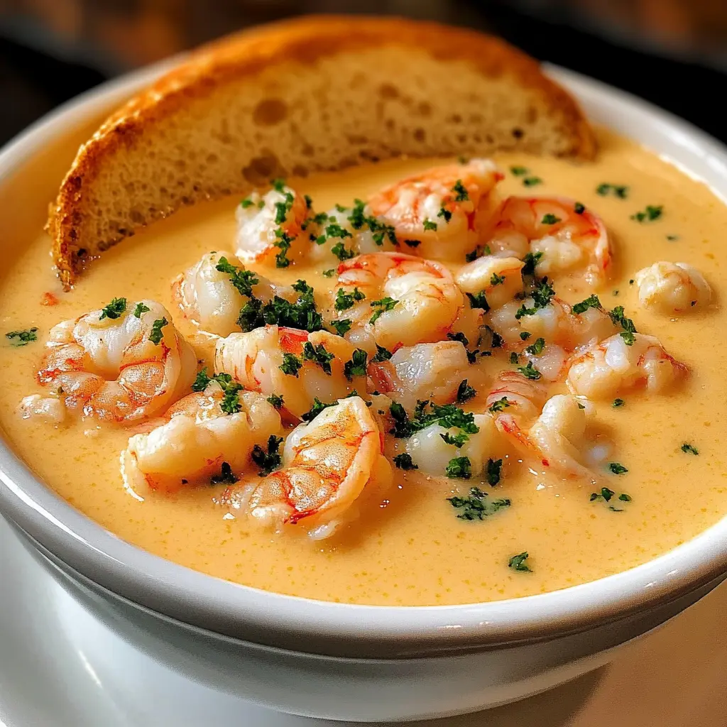 Creamy Crab and Shrimp Seafood Bisque
