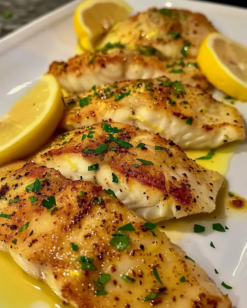 Zesty Lemon Butter Fish Fillet