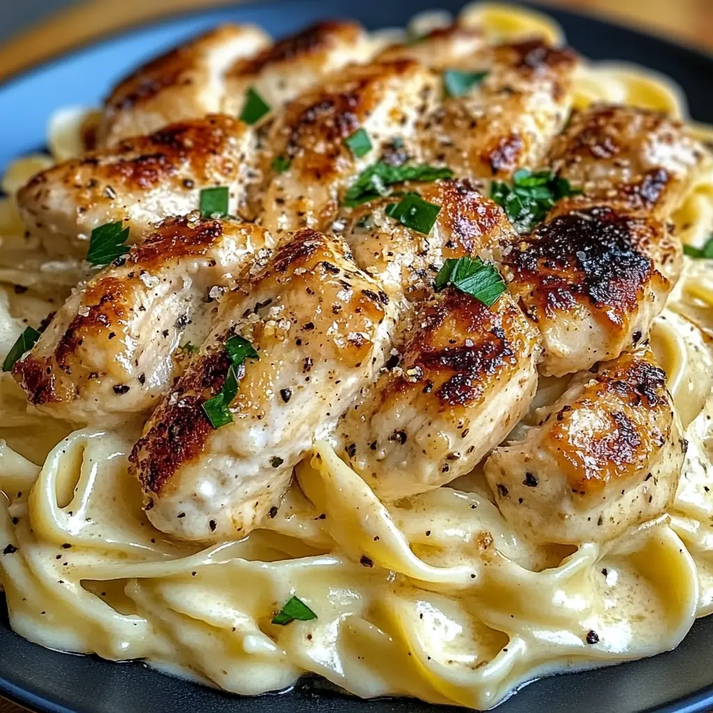 Garlic Parmesan Chicken Alfredo