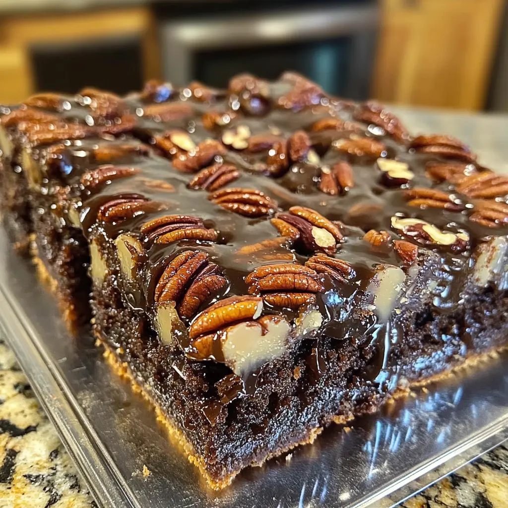 Rich and Decadent Pecan Pie Brownies 