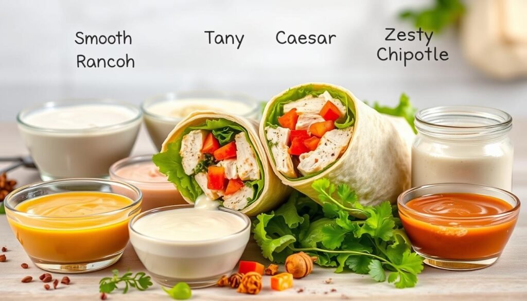Creamy Chicken Wrap Dressings