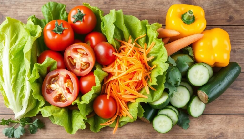 Vegetables for Chicken Wraps