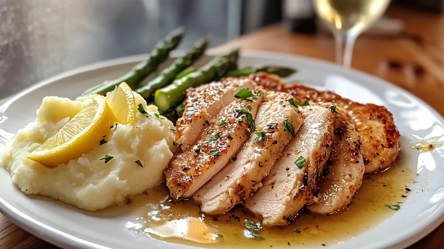 Easy Turkey Cutlets in White Wine Sauce
