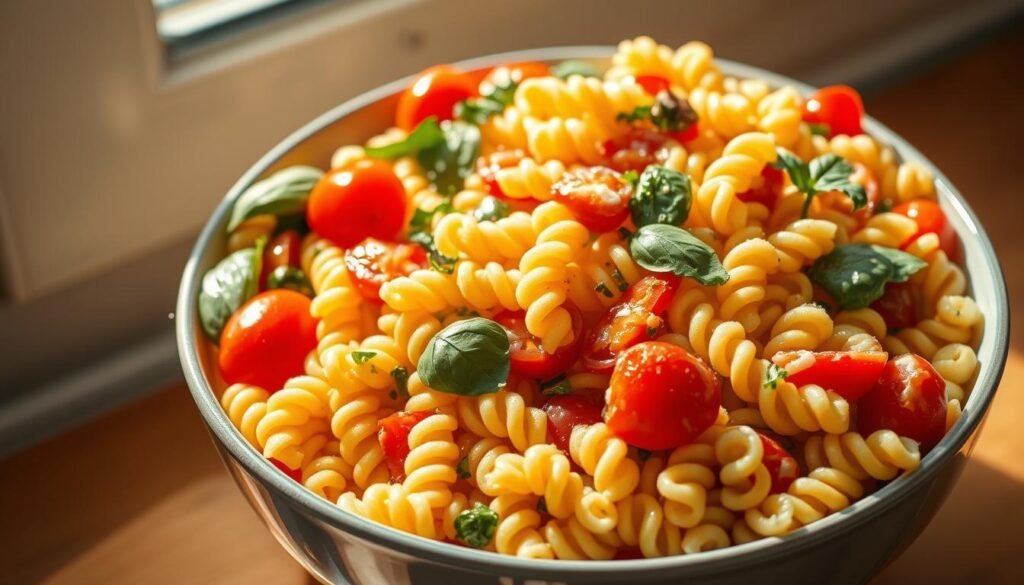 Crunchy Pasta Salad with Fresh Herbs