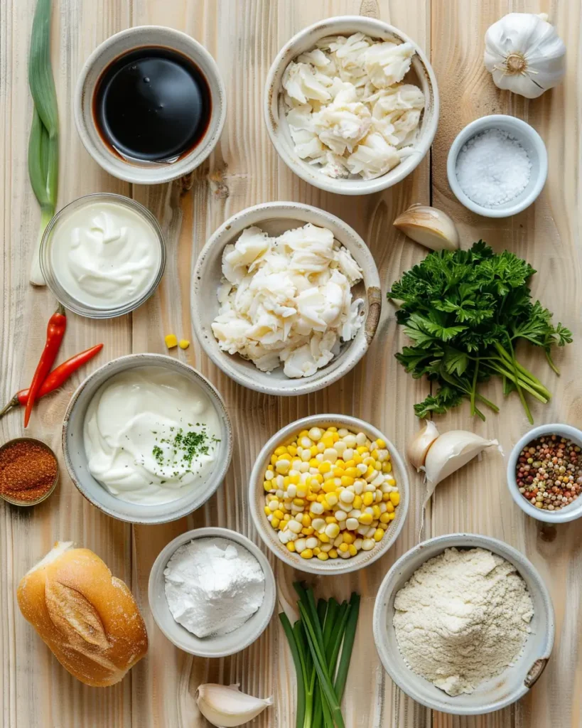 Creamy Crab & Corn Chowder Stuffed Bread Bowl