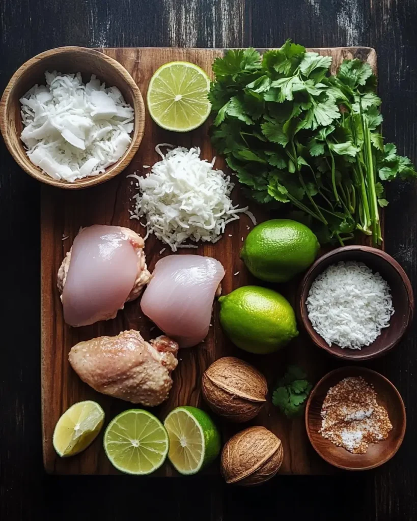 Coconut Lime Chicken ingrediants