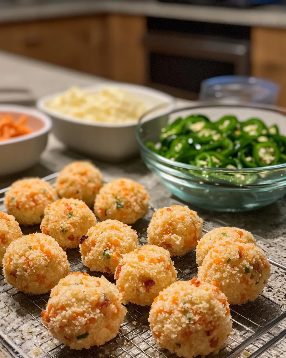 Ingredients for Savor the Flavor: Irresistible Bacon Jalapeno Popper Cheese Balls You Can't Resist