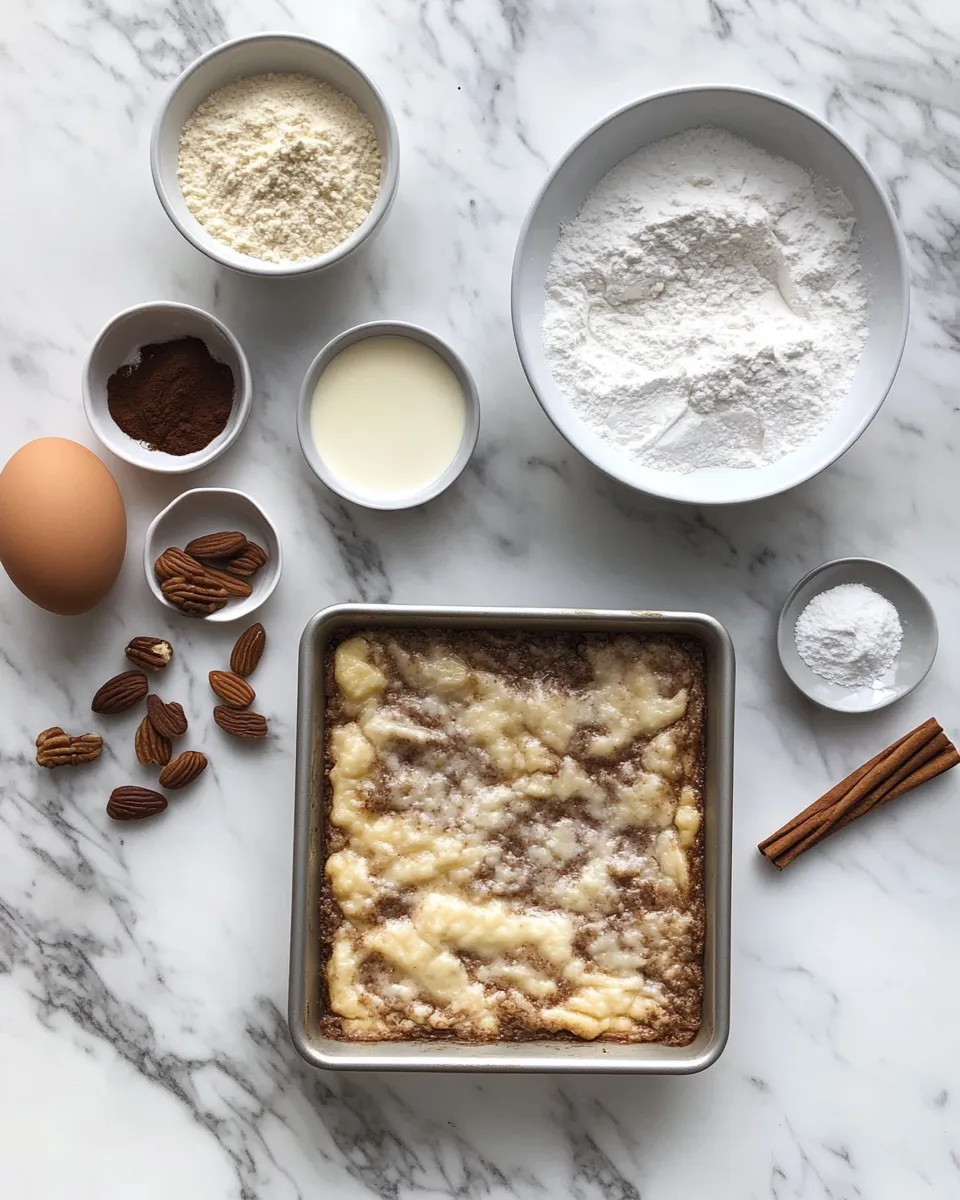 Ingredients for Indulge in Sweet Heaven with Cinnamon Roll Bliss Bars
