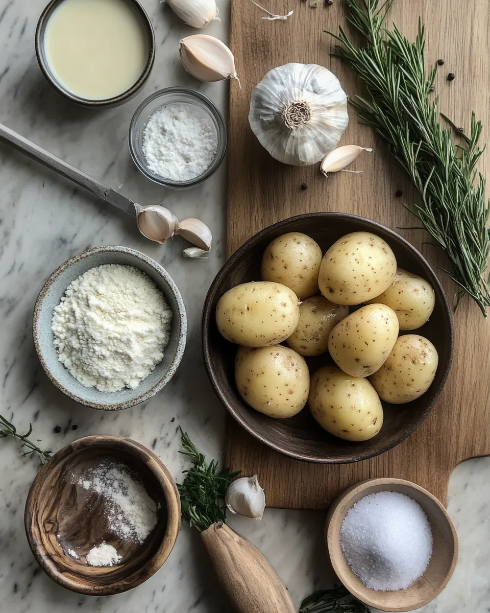 Ingredients for Indulge in Heaven: Creamy Garlic Sauce Potatoes That Will Change Your Dinner Game