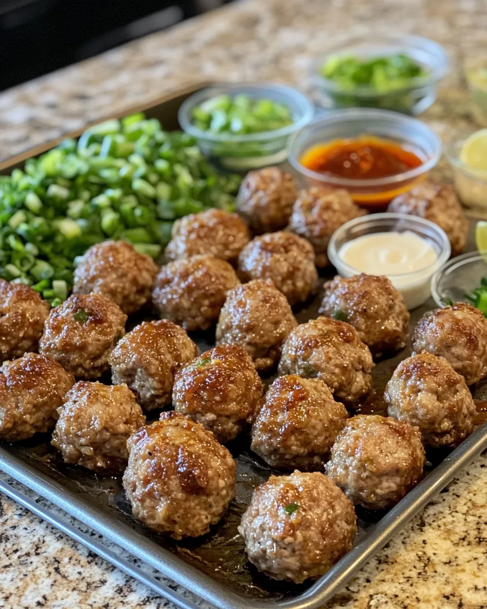 Ingredients for Savor the Flavor: Korean BBQ Meatballs with a Kick of Spicy Mayo Dip