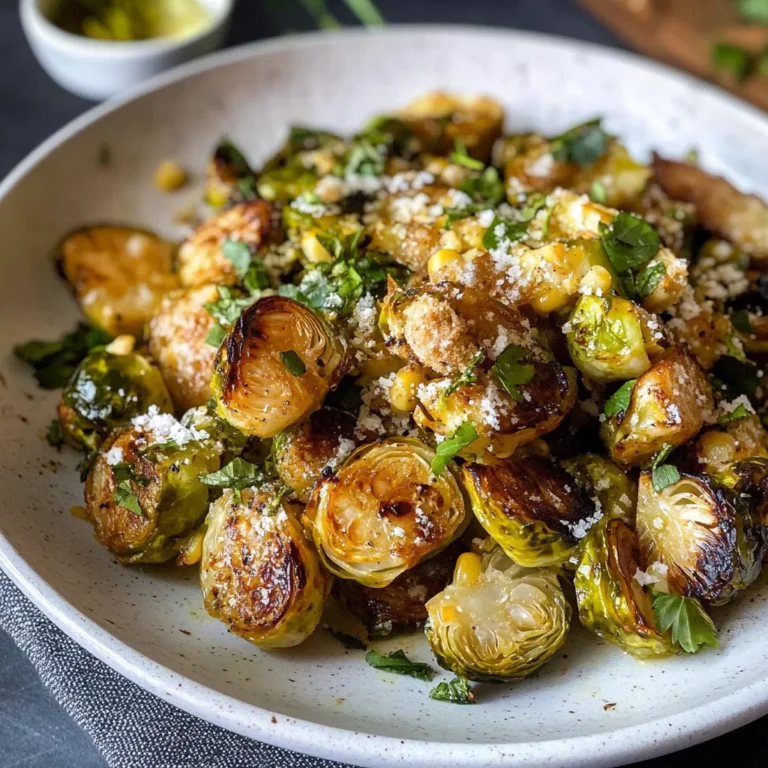 Photo of featured for Savor the Fusion: Mexican Street Corn Brussels Sprouts Delight