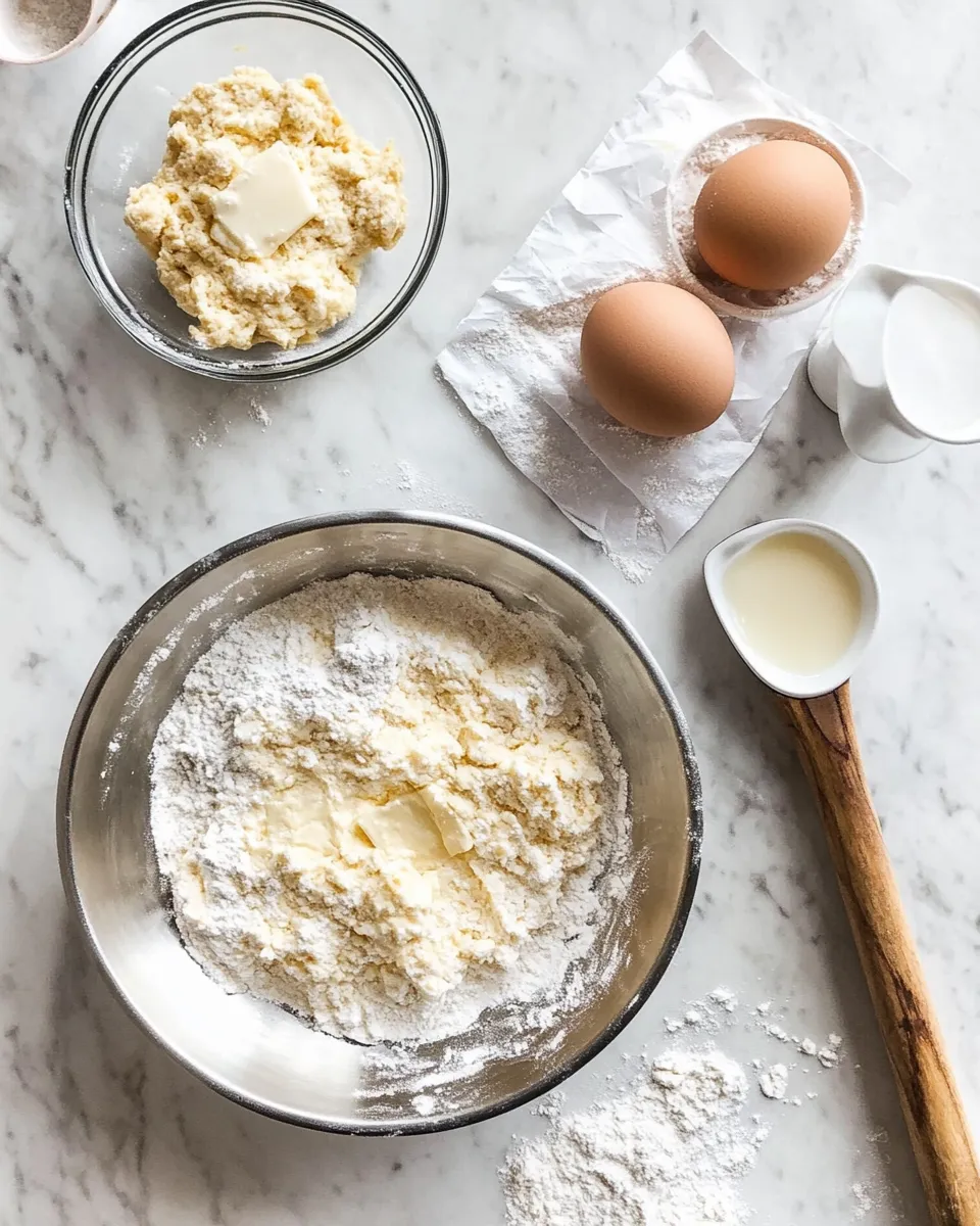 Ingredients for Deliciously Tart Rhubarb Scones to Brighten Your Breakfast