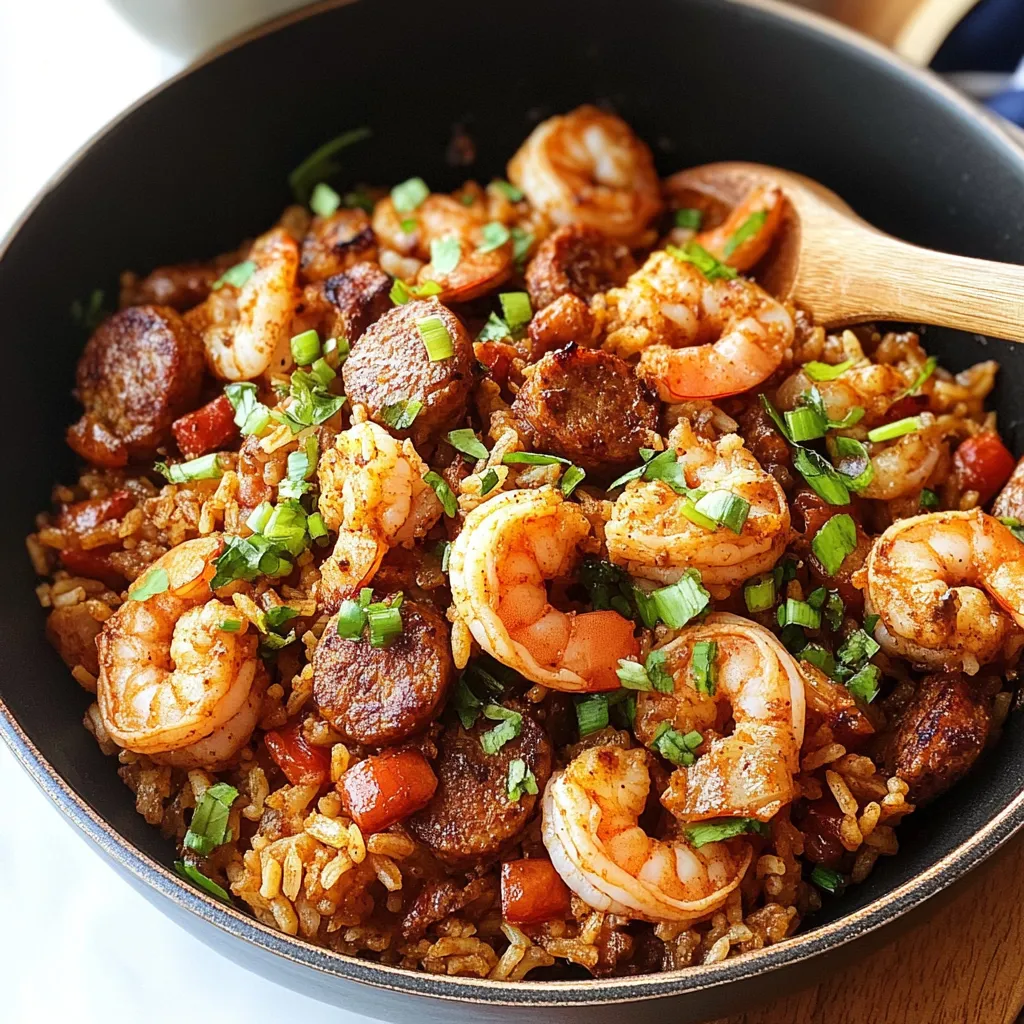 Photo of featured for Savor the South: Irresistible Shrimp Sausage Dirty Rice Recipe