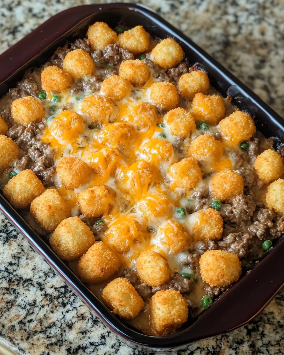 Ingredients for Ultimate Comfort Food Tater Tot Casserole to Satisfy Your Cravings