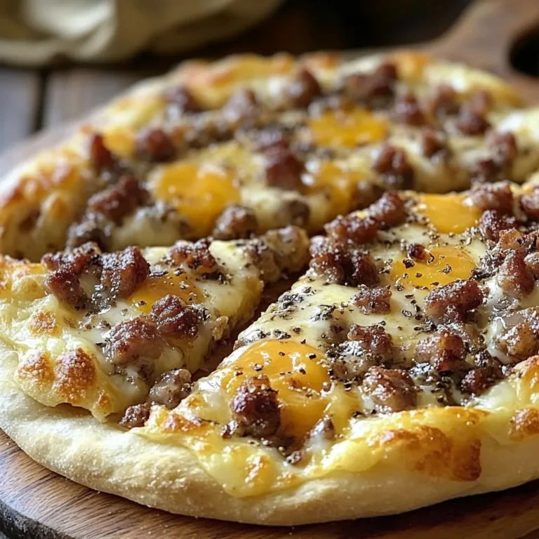 Photo of featured for Wake Up to Flavor: Biscuits & Sausage Gravy Breakfast Pizza Delight