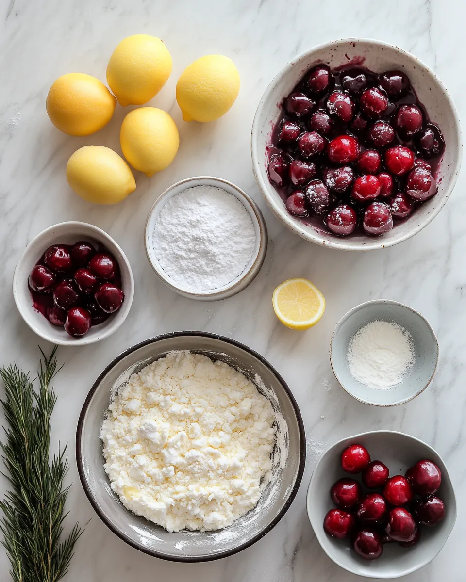 Ingredients for Festive Delight: Indulge in Irresistible Christmas Cherry Bars