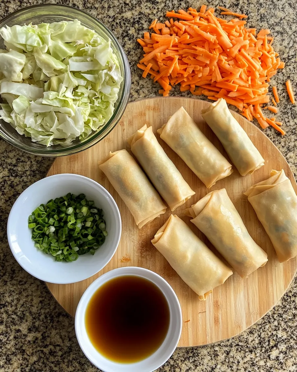 Ingredients for Crispy Delights: Mastering the Art of Classic Chinese Egg Rolls