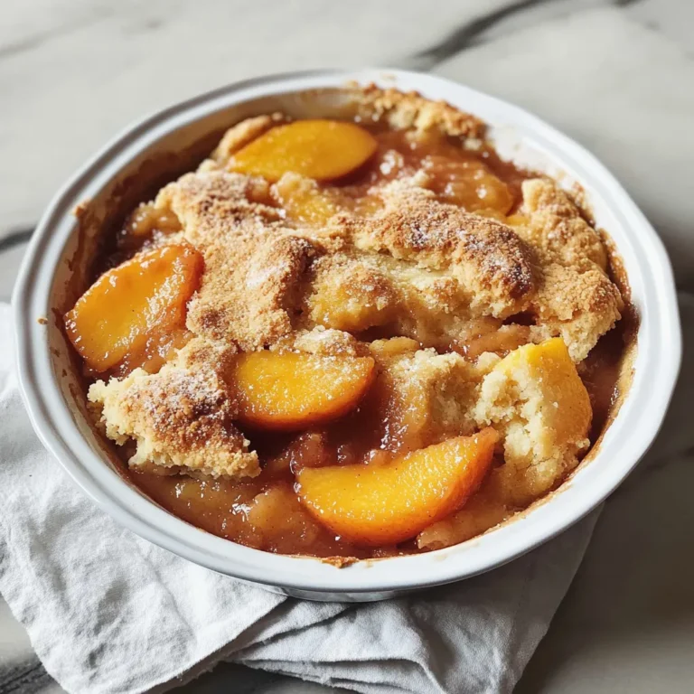 Photo of featured for Savor the Sweetness: Irresistible Fresh Southern Peach Cobbler Awaits