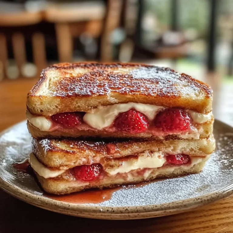 Photo of featured for Indulge in Decadence: Fried Strawberry Cheesecake Sandwiches You Can't Resist
