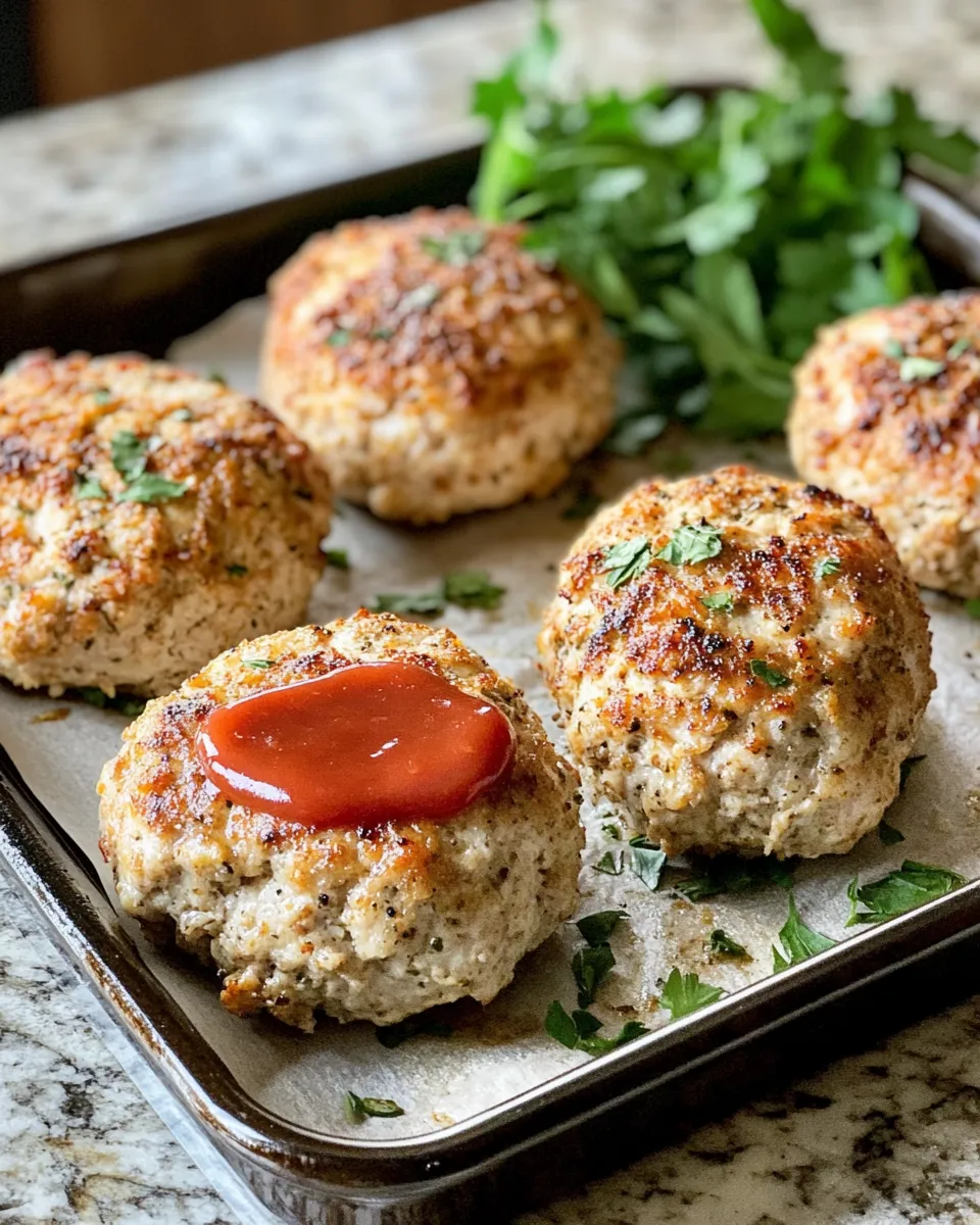Ingredients for Savor the Flavor: Irresistible Garlic Parmesan Chicken Meatloaves