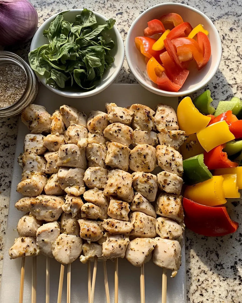 Ingredients for Savor the Flavor: Irresistible Garlic Parmesan Chicken Skewers