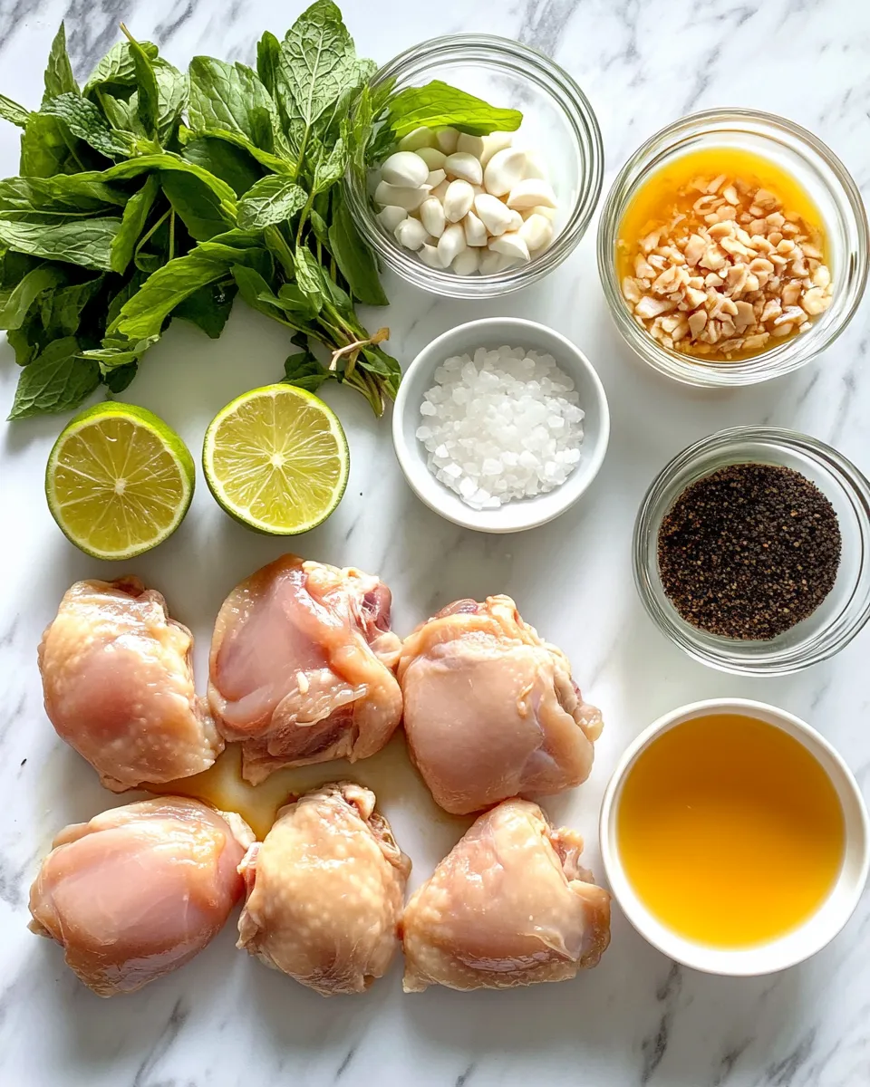 Ingredients for Savor the Flavor: Perfectly Grilled Vietnamese Chicken Recipe