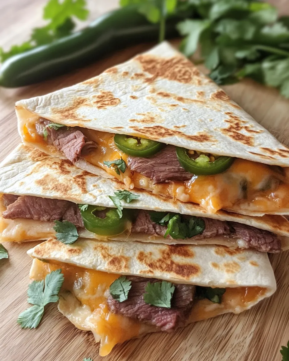 Ingredients for Spice Up Your Dinner with Jalapeno Popper Steak Quesadilla Delights