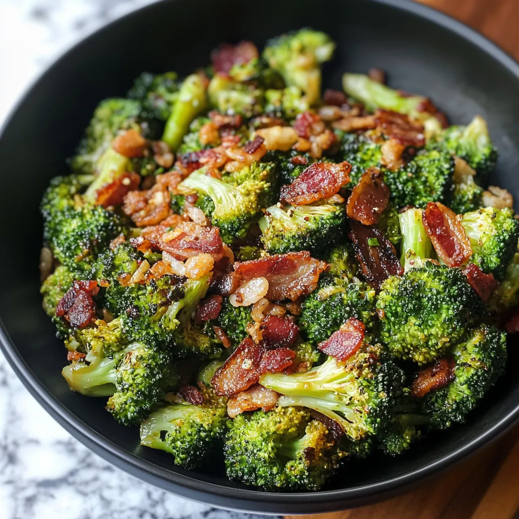 Photo of featured for Sizzle and Crunch: The Irresistible Delight of Pan-Fried Garlic Bacon Broccoli