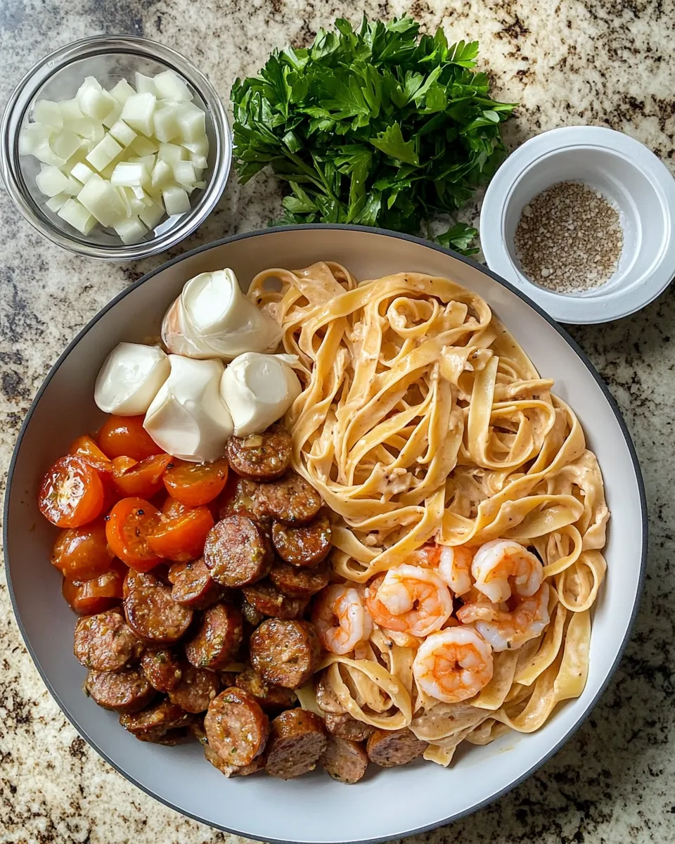 Ingredients for Savor the Flavor: Dive into Pappadeaux's Mardi Gras Pasta Delight