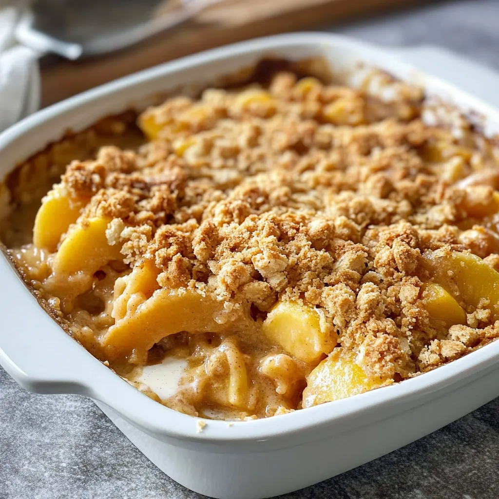 Photo of featured for Irresistibly Delicious Peach Crisp Recipe to Savor This Summer