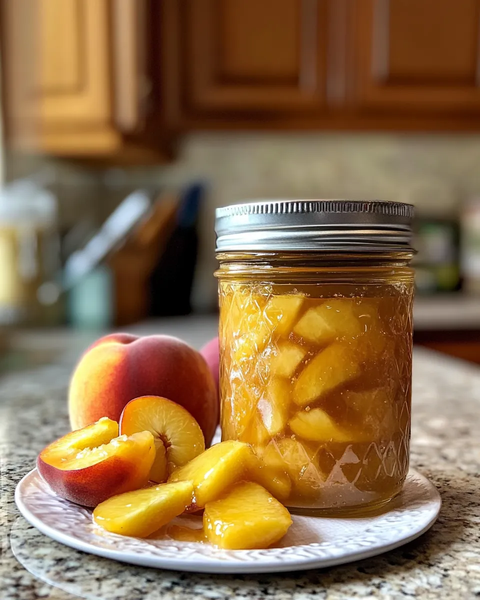 Ingredients for Sweet Summer Bliss: Easy Peach Jam Recipe You'll Love