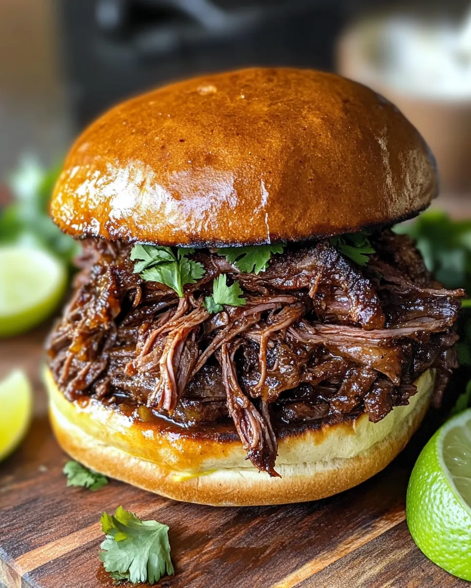 Ingredients for Unleash Flavor: Dive into Smoked Beef Birria Burgers