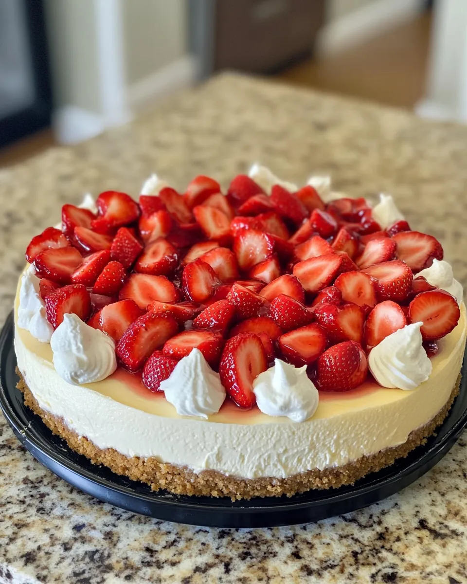 Ingredients for Decadent Delight: The Ultimate Strawberry Shortcake Cheesecake Recipe