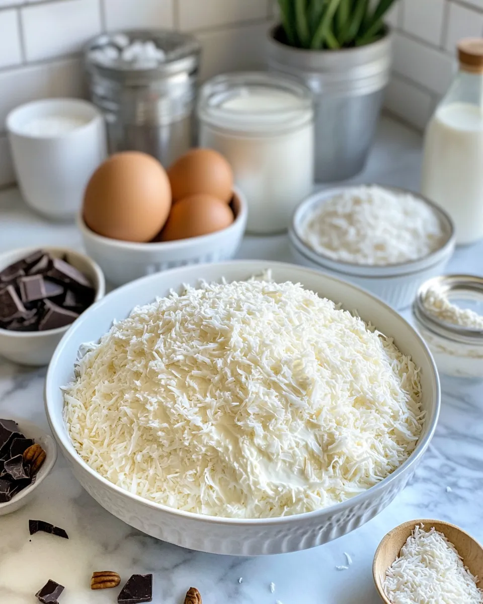 Ingredients for Indulge in Decadence: The Ultimate White German Chocolate Cake Recipe