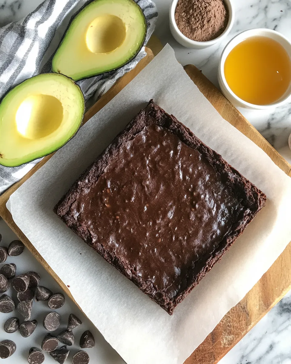Ingredients for Indulge Guilt-Free: Decadent Avocado Brownies You Need to Try