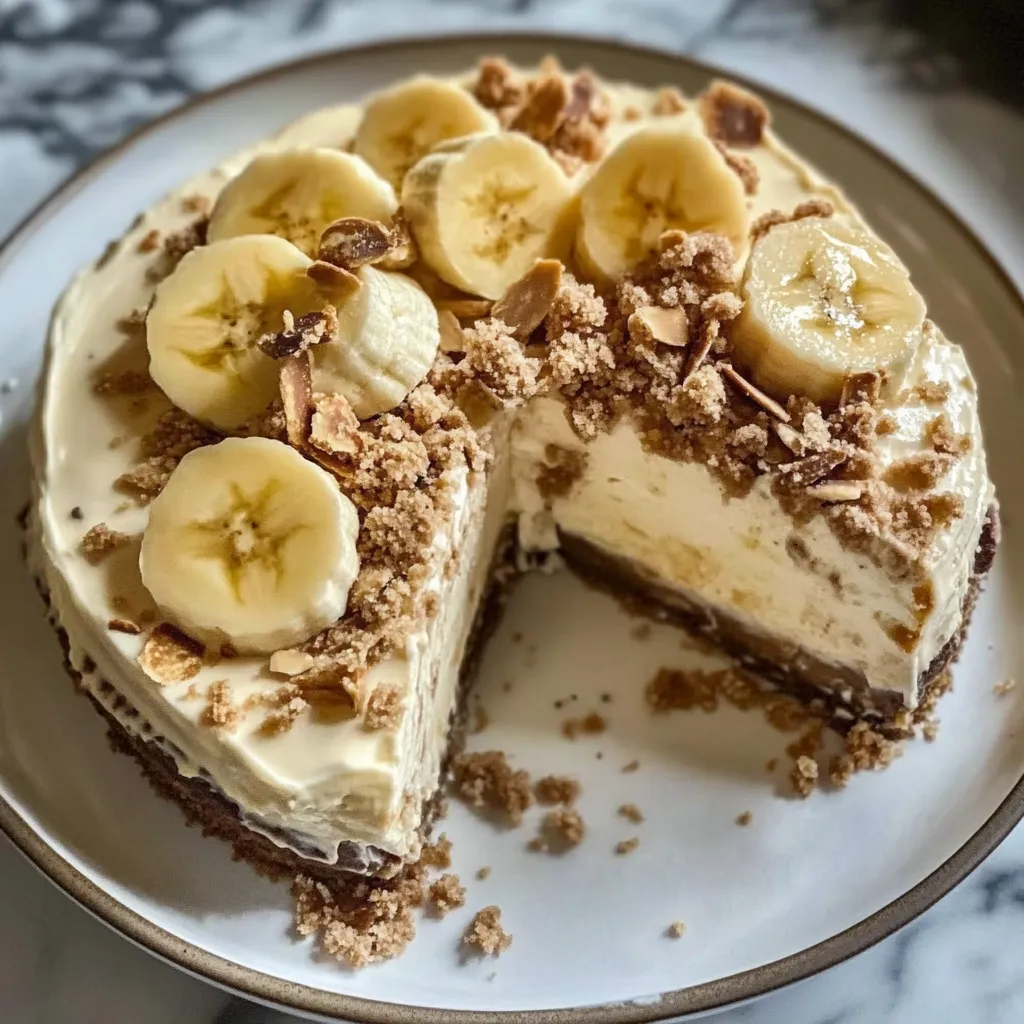 Photo of featured for Indulge in Bliss: The Ultimate Banana Pudding Crunch Cheesecake Delight