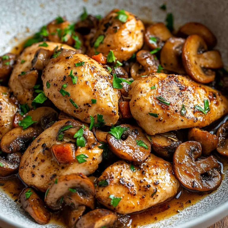 Photo of featured for Savory Delight: Black Pepper Chicken with Mushrooms Unleashed
