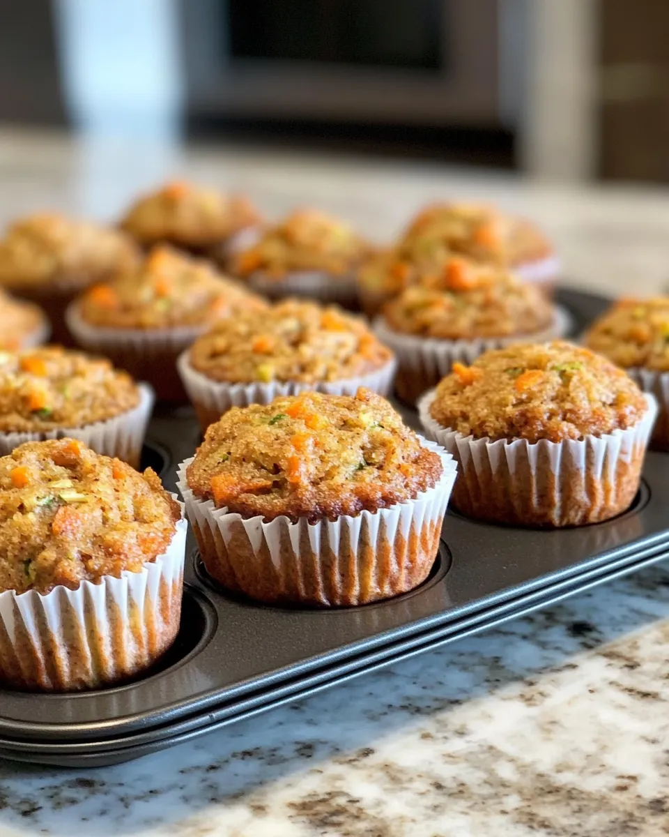 Ingredients for Deliciously Moist Carrot Cake Zucchini Muffins You Need to Try