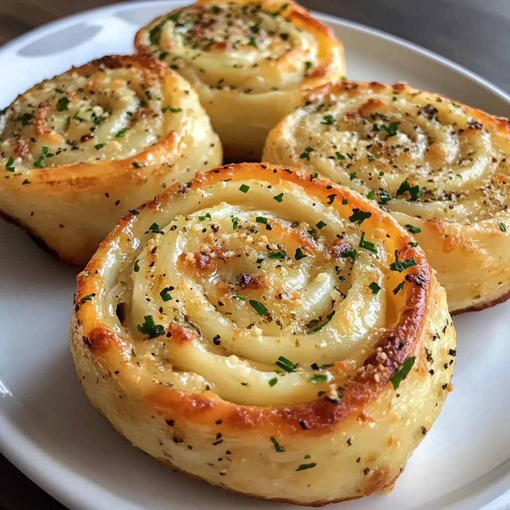 Photo of featured for Indulge in Irresistible Cheesy Garlic Butter Rollups: A Perfect Appetizer Delight