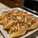 Photo of featured for Irresistible Chicken Bacon Ranch Stuffed Shells: A Comfort Food Dream Come True