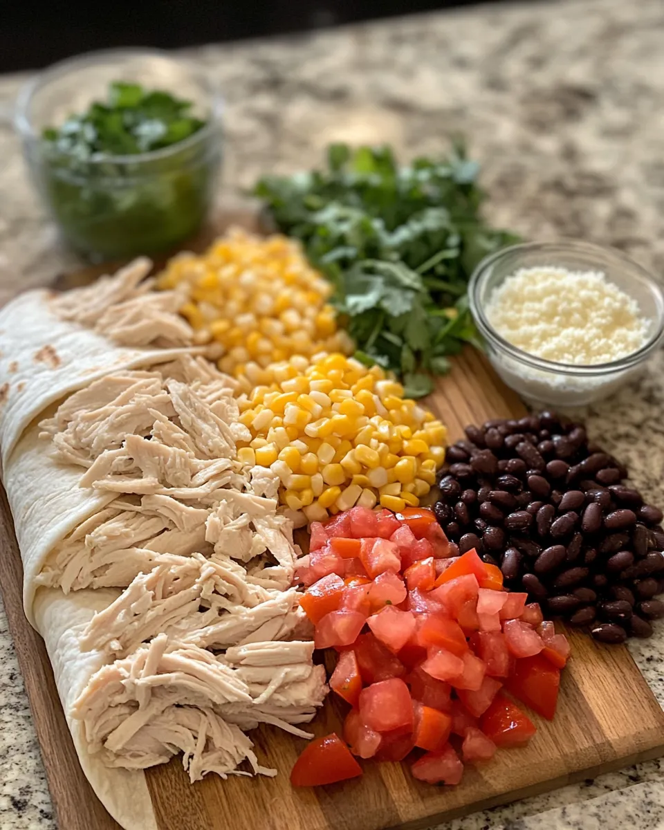Ingredients for Elevate Your Taste Buds with Chipotle Ranch Grilled Chicken Burrito Bliss