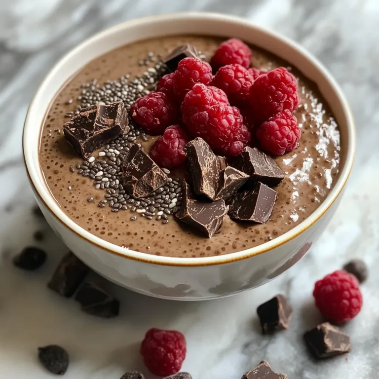 Photo of featured for Indulge in the Creamy Bliss of Chocolate Chia Pudding Delight