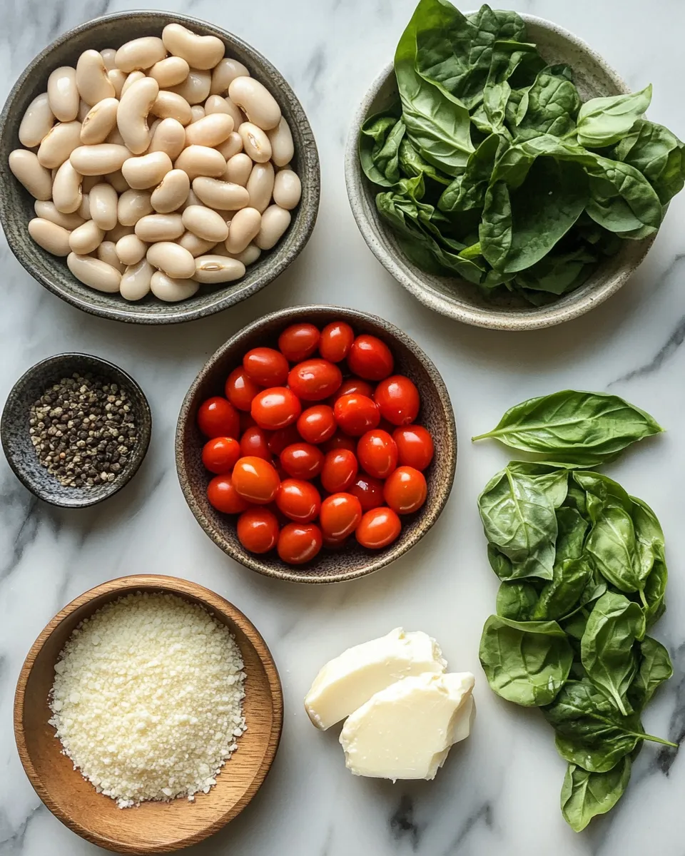 Ingredients for Creamy Tuscan Marry Me Butter Beans: A Love Story on Your Plate