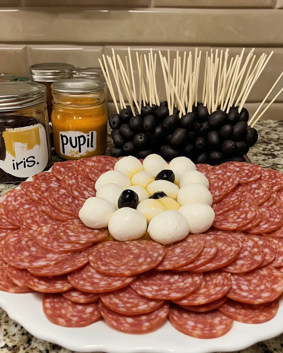 Ingredients for Creepy Skewered Salami Eyeballs: A Spooktacular Snack for Your Halloween Bash