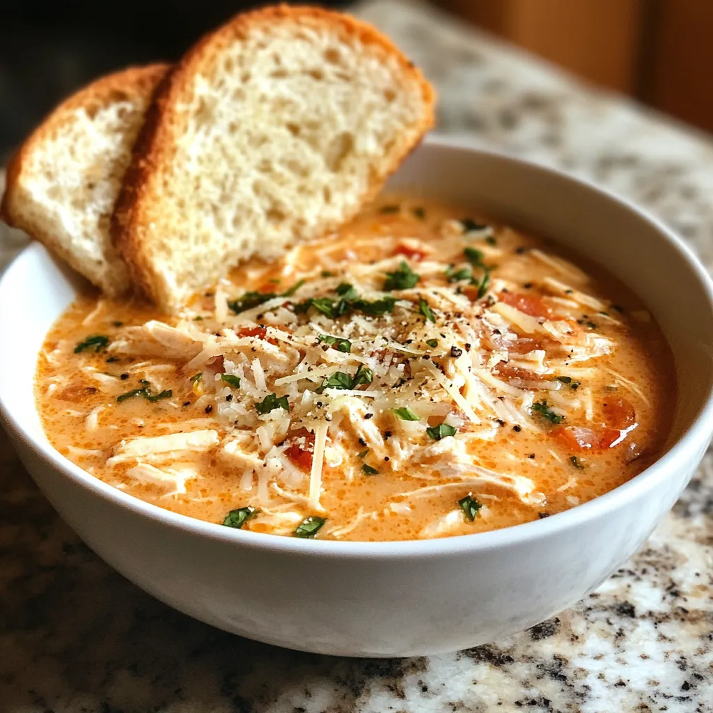 Photo of featured for Savor the Comfort: Crockpot Chicken Parmesan Soup That Will Warm Your Soul