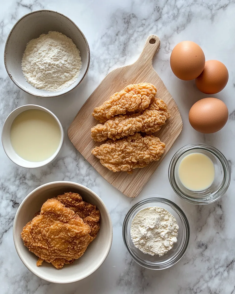 Ingredients for Savor the Simplicity: Easy Chicken Fried Steak Recipe You’ll Love