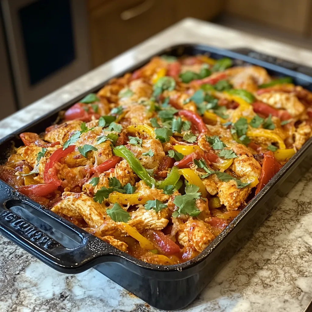 Photo of featured for Sizzling Fajita Chicken Casserole: A Flavorful Twist on a Classic Dish
