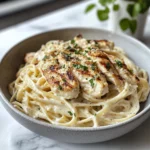 Photo of featured for Fuel Your Fitness with High Protein Grilled Chicken Alfredo Pasta