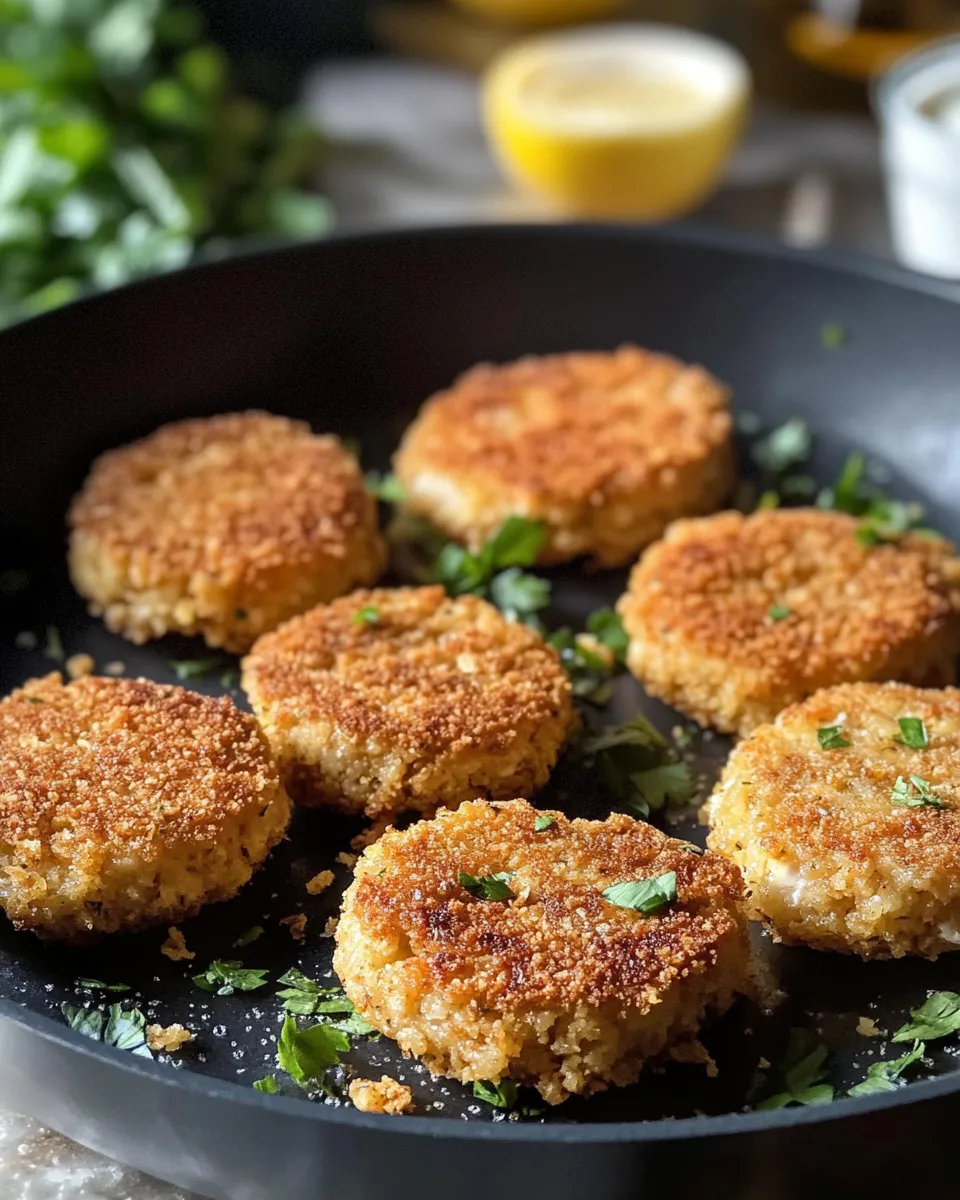 Ingredients for Zesty Lemon Chickpea Patties with Creamy Yogurt Sauce Delight
