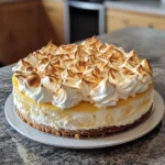 Photo of featured for Zesty Bliss: Indulge in the Perfect Lemon Meringue Cheesecake
